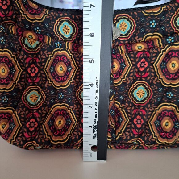 Mona B Handbags Quilted Colorful Hobo Shoulder Bag Footed Cotton Peasant NWT - Picture 10 of 11